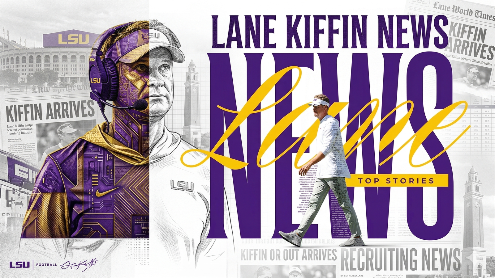 Lane Kiffin sideline intense moment