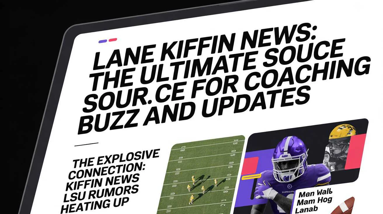 Sports news modern layout