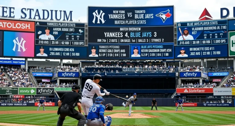 new york yankees vs toronto blue jays match player stats