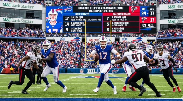 buffalo bills vs atlanta falcons match player stats