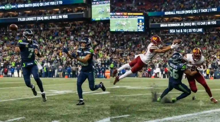 seahawks vs washington commanders match player stats