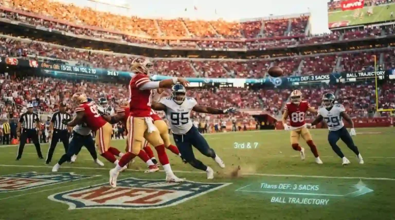 Tennessee Titans vs 49ers Match Player Stats