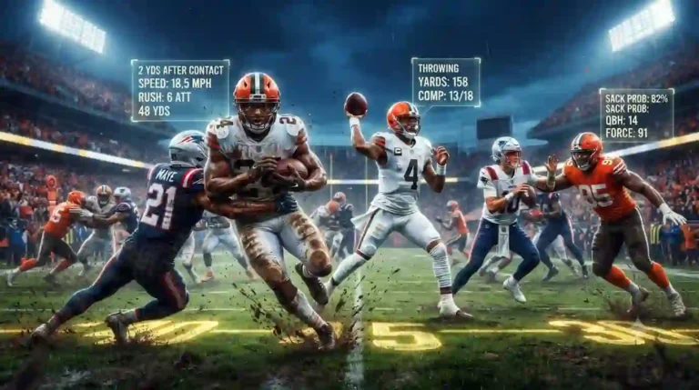 Cleveland Browns vs New England Patriots Match Player Stats